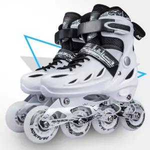 성인용 인라인스케이트 고급롤러브레이드？스케이트 인라인 레이싱용 슈즈