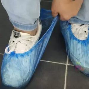 일회용비닐덧신 100매 클린룸 신발덮개 슈커버 위생크린덧신 운동화 클린 모델하우스실내화 카바