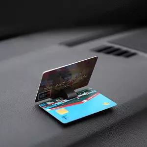 접착식 미니 차량용 명함 꽂이 카드 홀더 차량 수납 자동차 전기차 통행권 거치대 신분증 사진 메모 고정