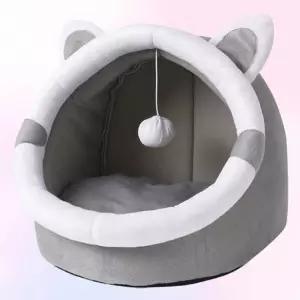 고양이 하우스 반려동물 동굴형 쿠션 겨울침대집 용품 숨숨이 강아지숨