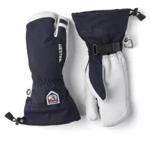 헤스트라 스키 3핑거 여성 장갑 아미 레더 네이비 XS BNA