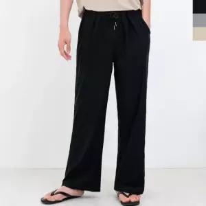 남성팬츠 남성 밴딩 와이드바지 넉넉한 핏 여름바지 남자옷