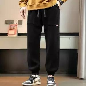 기모바지 남성 코듀로이 기모 안감 겨울 밴딩 보온 조거 팬츠