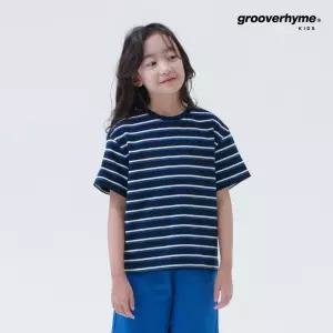 [그루부라임키즈]남아) 18S 싱글 멀티 스트라이프 반팔티 (세미오버핏)(1COLOR) (LITMCTR815M)