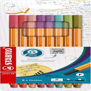 스태빌로 피니셔 포인트 88 8팩 다양한 색상
