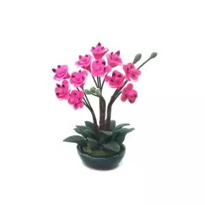 탁상용 서양란 조화화분 카페 꽃 행운 취임 호접란 조화 사무실 서양난