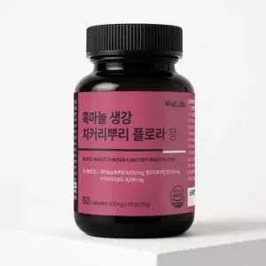 웰루아 흑마늘 생강 치커리뿌리 플로라 정 600mg x 60정