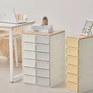 씨밀렉스 집꾸미기 홈테코 래폴드 모듈형 서랍장 다용도 6단 200 S