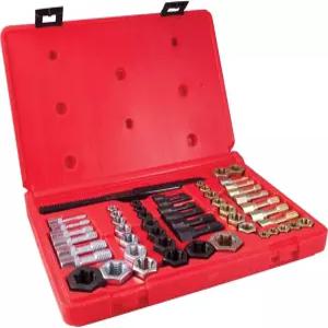 53피스 리쓰레드 키트 19개 탭 32개 다이 및 2개 스레드 파일 미국산