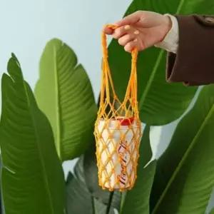 텀블러 네트 가방 드링크백 메쉬 그물 홀더