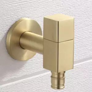 세면기수전 황동 발코니 외부 수도꼭지 두갈래수도꼭지 수입 화장실 정원