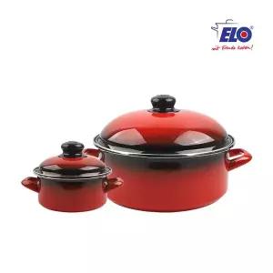 ELO 빨강법랑 2종 일반형 14cm+24cm