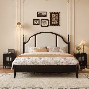 복고풍 침대 프랑스 소프트 블랙 엔틱 영일마켓 침실