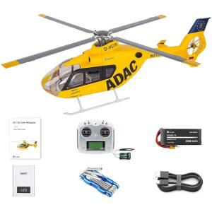 EC135 470급 RC 헬리콥터, 2 4G 6CH 4 탈착식 프로펠러 시뮬레이션 GPS 귀가 및 3D 비행, 원격 제어 스턴트 항공기-RTF, 모드 1 /모드