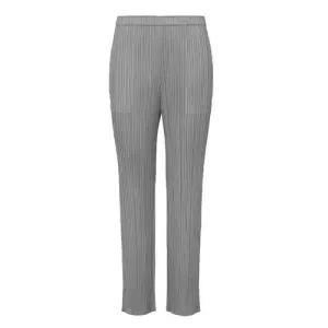 플리츠 플리즈 이세이 미야케 여성 그레이 베이직 팬츠 PP59JF111 12