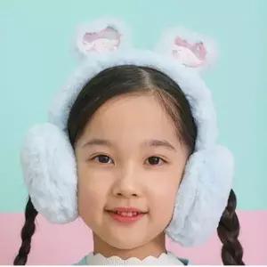 시나모롤 아동귀마개 글리터 여아 귀도리 방한 귀마개