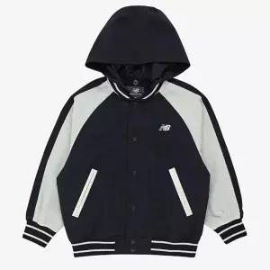 [뉴발란스]뉴발란스 키즈 후드 탈착 블루종 점퍼 NK9DF3301U-59 자켓