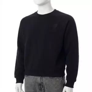 [아미]AMI 톤온톤 체인스티치 하트 로고 루프백 오가닉 코튼 맨투맨 USW002 747 001 818274