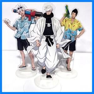 Jujutsu Kaisen 뜨거운 애니메이션 피규어 Satoru Gojo 아크릴 스탠드 Geto Suguru 캐릭터 모델 플레이트