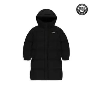 [셀러허브]내셔널지오그래픽 키즈 K254UDW340 키즈 카이만 롱 구스 다운 점퍼 CARBON BLACK (S45642252)