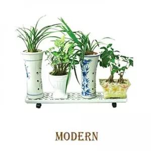 TBZ 모던 이동식 화분 정리대 1단 인테리어 진열대 선반 화분진열대 정리대 화분선반