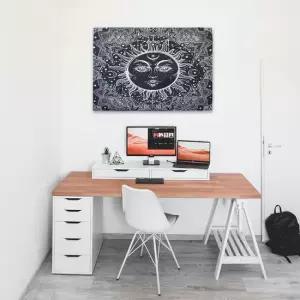 대형 패브릭 포스터 태양 S 벽장식 인테리어장식 가림천 테피스트리 인테리어액자