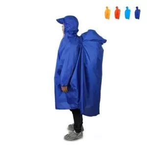 휴대용 레인코트 백팩 등산 등산 우비 키밍 우의