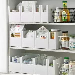 ( )소품수납박스 펜트리정리함 슬림형 공간 정리수납함 D형