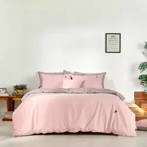 고밀도 바버 핑크(4) 킹세트(퀼트이불+패드+베개커버2장)