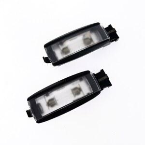 2PCS BLACK DOME LIGHT READING MAKEUP FOR VW CC GOLF PASSAT JETTA POLO TOURAN TIGUAN 1KD947109A 1KD 947 109A