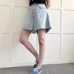 빅사이즈 306 옆라인데님치마반바지 DLOP457