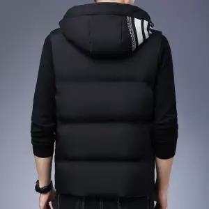 남자 조끼 캐쥬얼 추동 패딩 캐주얼 후드 숏 보온 유행4
