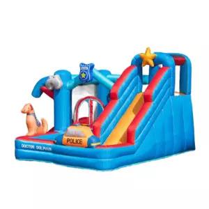 실내외 에어매트 놀이터 미끄럼틀 점프 놀이 공기매트