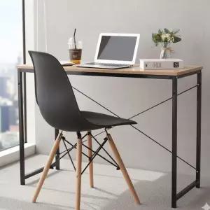 이지심플 100 콘솔 (블랙) 책상 컴퓨터 철제테이블