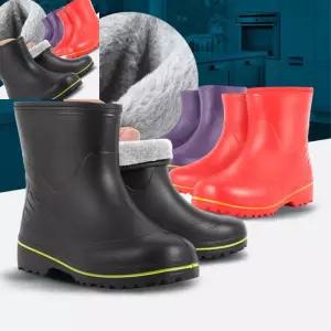 가타 겨울낚시장화 남성방수고무털부츠 갯바위선상용 낚시화 갯바위 고무