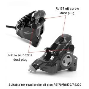 유압 디스크 브레이크 보호기 실리콘 블리더 캡  플러그 DA 105 UT R7170 R9270 로드 바이크 캘리퍼 오일