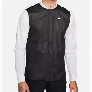 [하프클럽/퓨어텍]나이키 골프 남성 블랙 조끼 스톰핏 베스트 방수 바람막