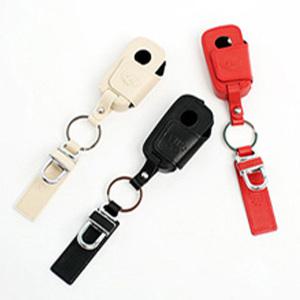 쉐보레자동차 VIP 베이비카프 천연가죽 스마트 키홀더