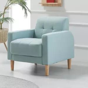 에보니아 루비 1인용 쇼파 패브릭 인조가죽