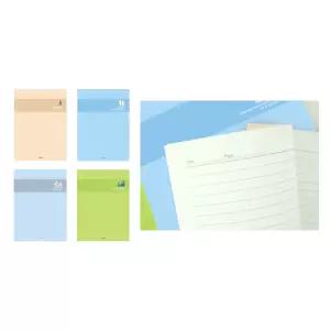 양지 슬림노트 A 색상랜덤 (1권) 32매 유선 신학기 16절 줄노트 연습장 제본 공책