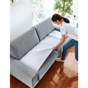 [팜데코]돈무브 리플 여름 쇼파방석 4인용