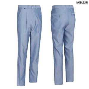 노블진 A 피오원턱 바지 남자 여름 작업복바지 아웃도어 쿨 근무복