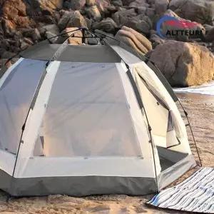 [NS홈쇼핑]애쉬넷 원터치 텐트 대형/그늘막텐트/피크닉/돔텐트/팝업텐트/자동텐트/대형텐트/모기장/캠..