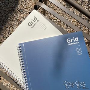 모닝글로리 A4 방안 스프링노트 5mm 모눈 공책 그리드노트 좌철