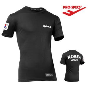 프로스펙스 메쉬 ROKA 로카 검정 반팔 군인 군대 군용 티셔츠