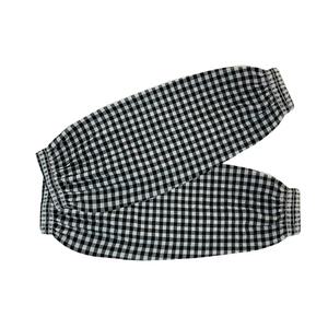 미술 팔토시 대형 천 토시 얇은 여름 체크블랙 43cm