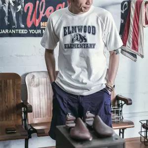 VEGA 논스탁 NONSTOCK 헤비코튼 프린팅 남자 반팔 티셔츠 브론슨