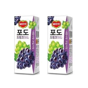 롯데 델몬트 포도드링크팩 190ml x48 무배