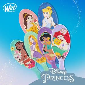 ?브러쉬 디즈니 프린세스 공주 모음전 헤어 드라이 브러쉬 빗 극손상모 두피 마사지 인어공주 신데렐라 겨울왕국 라푼젤