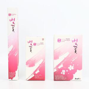 만복당 선담 벚꽃 장/단 연기적은 미연향 인센스스틱 천연대나무숯